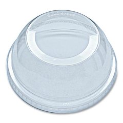 Greenware Cold Drink Lids, Dome, Fits 16 oz to 24 oz Cold Cups, Plastic, Clear, 1,000/Carton