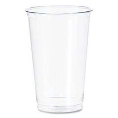 Ultra Clear PETE Cold Cups, 20 oz, Plastic, Clear, 50/Sleeve, 20 Sleeves/Carton
