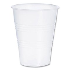 High-Impact Polystyrene Cold Cups, 9 oz, Plastic, Translucent, 100/Sleeve, 25 Sleeves/Carton