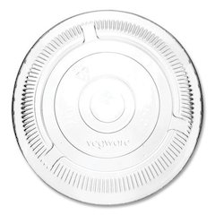 96 Series Cold Cup Lids, Fits Vegware 96-Series Cold Cups, Plastic, Clear, 1,000/Carton
