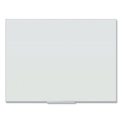 Floating Glass Ghost Grid Dry Erase Board, 48" x 36" (Actual Size: 47" x 35"), White Surface