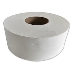 JRT Jumbo-Junior Bath Tissue, 2-Ply, 3.1" x 1,000 ft, White, 12 Rolls/Carton