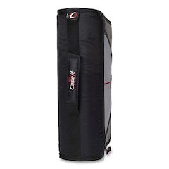 Mighty Zip Tab Binder, 3 Rings, 3" Capacity, 11 x 8.5, Black
