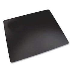 Rhinolin II Desk Pad with Antimicrobial Protection, 36" x 20", Black