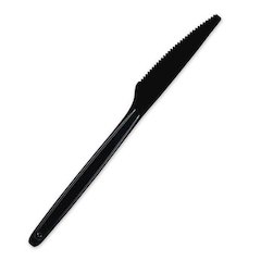 Cutlery for Cutlerease Dispensing System, Mediumweight Knife, Plastic, Black, 960/Box