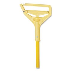 Quick Change Mop Handle. Vinyl Coating, 60", Yellow