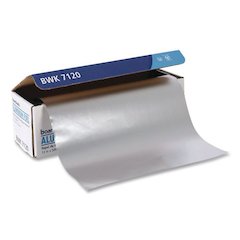 Heavy-Duty Aluminum Foil Roll, 87 Gauge, 12" x 500 ft