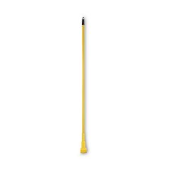 Plastic Jaws Mop Handle for 5" Wide Mop Heads, 1" dia x 60", Yellow