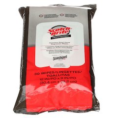 Stainless Steel Hood Degreaser Wipes, 1-Ply, 9 x 12, Unscented, White, 30 Wipes/Pack, 6 Packs/Carton
