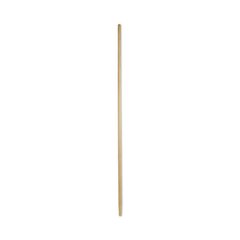Tapered End Broom Handle, Lacquered Wood, 1.13" dia x 60", Natural