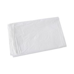 Linear Low Density Industrial Can Liners, 30 gal, 0.9 mil, 30" x 36", White, Flat Pack, 100/Carton