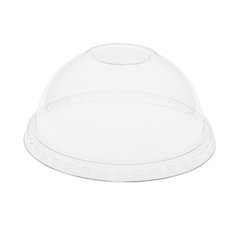 EarthChoice Strawless RPET Lid, Dome Lid, Fits 12 oz to 24 oz "B" Cups, Plastic, Clear, 1,020/Carton