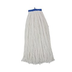 Cut-End Lie-Flat Wet Mop Head, Rayon, 24 oz, White, 12/Carton