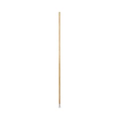 Lie-Flat Screw-In Mop Handle, 1.13" dia x 54", Natural