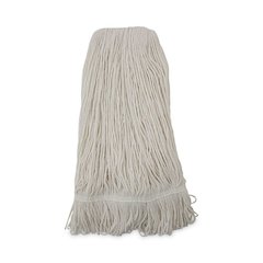 Pro Loop Web/Tailband Wet Mop Head, Rayon, 24 oz, White, 12/Carton