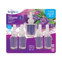 Electric Scented Oil Air Freshener Refill, Sweet Lavender and Violet, 0.67 oz Bottle, 5/Pack, 6 Pack/Carton