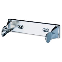 San Jamar Single Roll Towel Dispenser - Roll Dispenser - 1 x Roll - 2.9" Height x 13.3" Width x 4.6" Depth - Steel - Chrome - Durable, Perforated, Compact - 1 Each