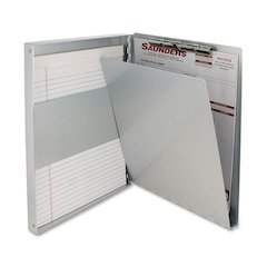 Saunders Snapak Side-open Storage Form Holder - 0.50" Clip Capacity - Storage for 30 Sheet - Side Opening - 8 1/2" x 12" - Aluminum - 1 Each