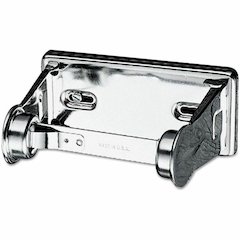 San Jamar Single-roll Toilet Tissue Dispenser - Roll Dispenser - 1 x Roll - 2.8" Height x 6" Width x 4.5" Depth - Steel - Chrome - Lockable, Anti-theft - 1 Each