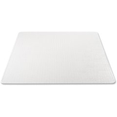 Deflecto SuperMat for Carpet - Carpeted Floor - 53" Length x 45" Width - Vinyl - Clear - 1Each