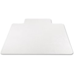 Deflecto SuperMat CM14233 Chair Mat - Carpeted Floor - 45" Length x 53" Width - Lip Size 12" Length x 25" Width - Vinyl - 1Each