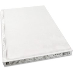 C-Line Heavyweight Poly Sheet Protectors - Legal Size, 7-Hole Punched for 3-Ring or 4-Ring Binders, Clear, Top Loading, 14 x 8-1/2, 50/BX, 62047