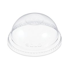 Plastic Dome Lid, Fits 9 oz to 10 oz Cold Cups, Clear, 1,000/Carton
