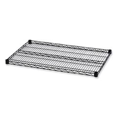 Industrial Wire Shelving Extra Wire Shelves, 36w x 24d, Black, 2 Shelves/Carton