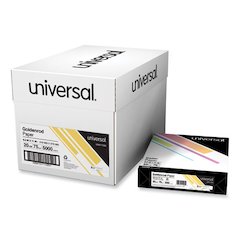 Deluxe Colored Paper, 20 lb Bond Weight, 8.5 x 11, Goldenrod, 500 Sheets/Ream, 10 Reams/Carton