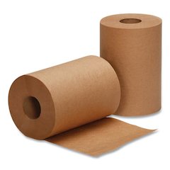 8540016998605, SKILCRAFT Hardwound Roll Paper Towel, 1-Ply, 7.88" x 350 ft, Natural, 12 Rolls/Carton