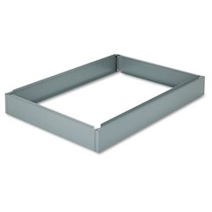 Base for Safco Steel Five-Drawer 43" x 32" Stackable Flat Files, 46.5" x 32.5" x 6", Gray