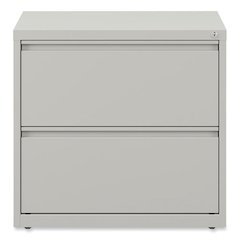 Lateral File, 2 Legal/Letter-Size File Drawers, Light Gray, 30" x 18.63" x 28"