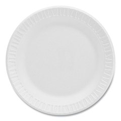 Concorde Foam Plate, 6" dia, White, 1,000/Carton