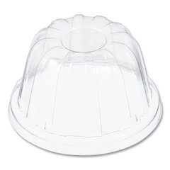 Dome-Top Sundae/Cold Cup Lids, Fits 6 oz/8 oz/12 oz Cold Cups, Plastic, Clear, 50/Pack, 20 Packs/Carton