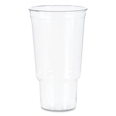 Ultra Clear Pedestal PET Cups, 32 oz, Plastic, Clear, 25/Bag, 20 Bags/Carton