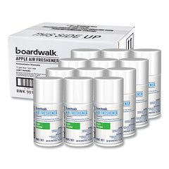 Metered Air Freshener Refill, Apple Harvest, 7 oz Aerosol Spray, 12/Carton