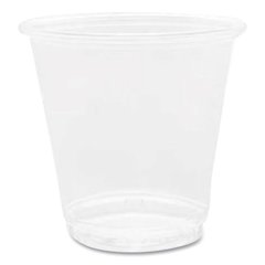 PET Plastic Cups, 3 oz, Clear, 2,500/Carton