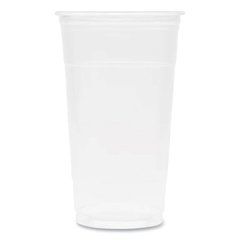 PET Plastic Cups, 32 oz, Clear, 300/Carton