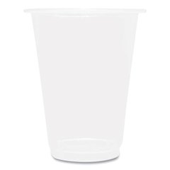 PET Plastic Cups, 7 oz, Clear, 1,000/Carton