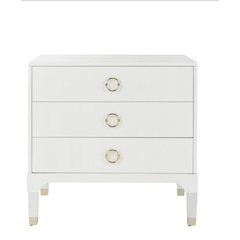 LORNA 3 DRAWER CONTEMPORARY NIGHT STAND, FOX6232C