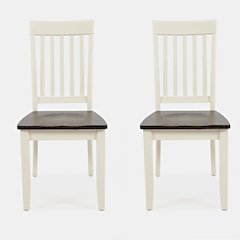 Decatur Lane Farmhouse Solid Wood Dining Chair (Set of 2)