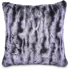 Solo 20" Faux-Fur Throw Pillow, Set of 2 - Marine Navy
