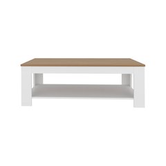 Bazine Table Nova, Modern Coffee Table with Open Shelf, Stylish Living Room