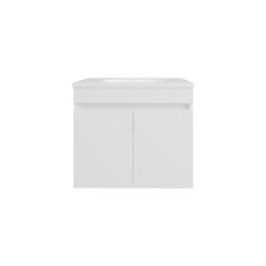 Colville Vanity Sink Wall Mounted, Two Doors, Compact Floating Design