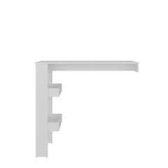 Othello Table, Contemporary Table with Open Shelves for Kitchen