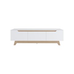 Yukon Tv Stand, Living Room, White / Macadamia