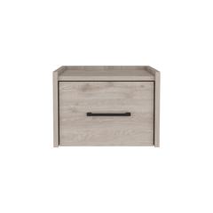 Floating Nightstand Calion, Bedroom, Light Gray