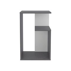 Side Table Sallis, Living Room, Onyx/White