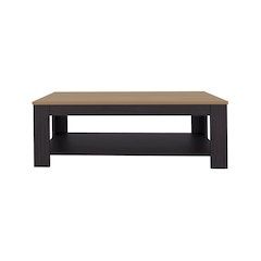 Bazine Table Nova, Modern Coffee Table with Open Shelf, Stylish Living Room