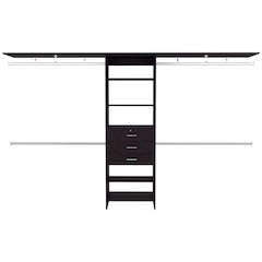 Taos Closet Organization System, Badroom, Black